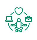 Work-life balance icon